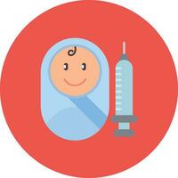 ícone do vetor de vacinação