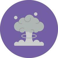 ícone de vetor de explosão nuclear