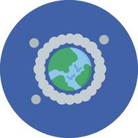 ícone de vetor de poluição atmosférica