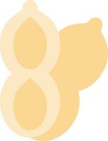 ícone de vetor de amendoim