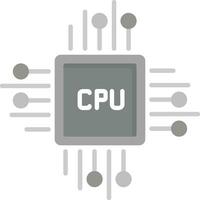 CPU processador vetor ícone