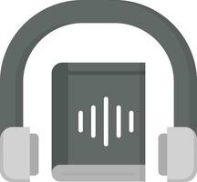 ícone de vetor de audiolivro