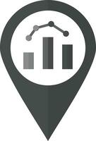 localização analytics vetor ícone