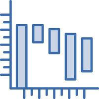 cascata gráfico vetor ícone