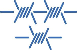 ícone de vetor de arame farpado