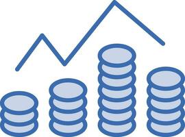 Aumentar economia vetor ícone