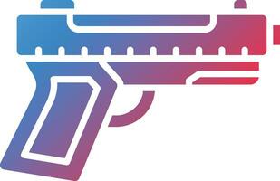 ícone de vetor de arma de fogo