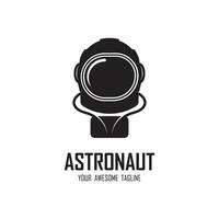 astronauta logotipo vetor ícone ilustração Projeto