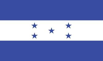 plano ilustração do Honduras bandeira. Honduras bandeira Projeto. vetor