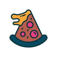 pizza preenchidas cor ícone. vetor ícone para seu local na rede Internet, móvel, apresentação, e logotipo Projeto.