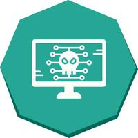 ícone de vetor de malware