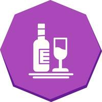 ícone de vetor de vinho branco