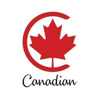 canadense logotipo elemento, canadense logotipo modelo, canadense logotipo vetor
