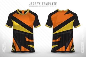 jérsei de esportes e t-shirt modelo esportes jersey design vetor maquete.