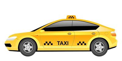 ilustração em vetor táxi carro cartoon