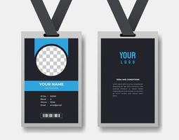 modelo minimalista de cartões de identificação com design abstrato para coisas da empresa