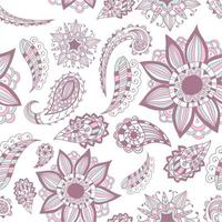 belos padrões florais para pôster de cartão postal ou impressão em tecido. vetor