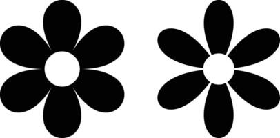 flor ícone conjunto vetor isolado em branco fundo
