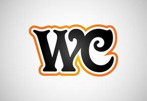 inicial carta W c logotipo Projeto vetor. gráfico alfabeto símbolo para corporativo o negócio vetor