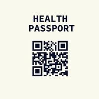 passaporte de saúde e código QR. conceito de passaporte de saúde vetor