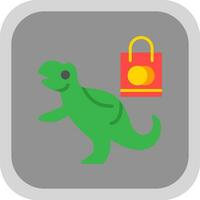 compras dinossauro vetor ícone Projeto