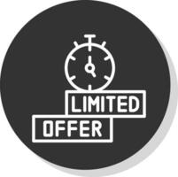 limitado Tempo oferta vetor ícone Projeto