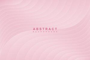 fundo de vetor de onda gradiente rosa abstrato