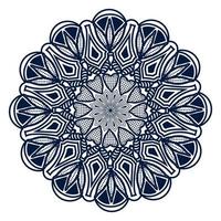 mandala espiritual desenho padrão floral de relaxamento gráfico redondo vetor