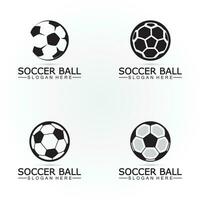 futebol bola logotipo Projeto ícone vetor