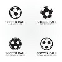 futebol bola logotipo Projeto ícone vetor