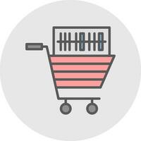 compras código de barras vetor ícone Projeto