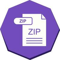 ícone de vetor zip