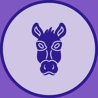 ícone de vetor de burro