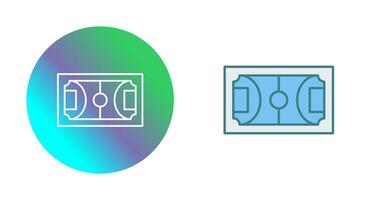 ícone de vetor de campo de futebol
