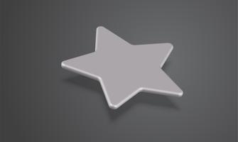 Classificação de estrelas em 3D ou plano de fundo, vetor illustartion