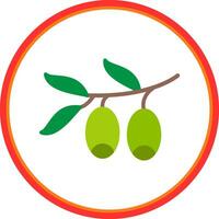 design de ícone de vetor verde-oliva