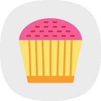 design de ícone de vetor de cupcake