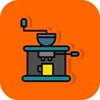 design de ícone de vetor de moedor de café