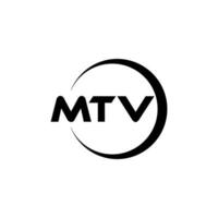 mtv carta logotipo projeto, inspiração para uma único identidade. moderno elegância e criativo Projeto. marca d'água seu sucesso com a impressionante isto logotipo. vetor