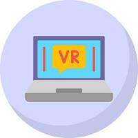 vr bate-papo bolha vetor ícone Projeto