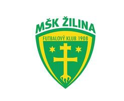 zilina clube logotipo símbolo Eslováquia liga futebol abstrato Projeto vetor ilustração
