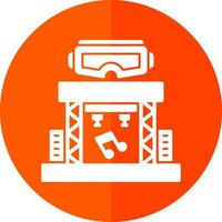 virtual realidade show vetor ícone Projeto