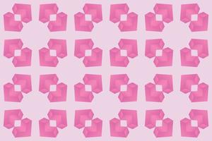 padrão quadrado coração rosa gradiente ilustração vetorial eps 10 vetor