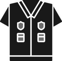 polícia uniforme vetor ícone