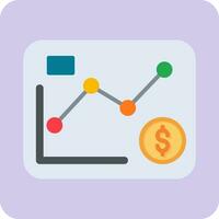 ícone de vetor de estatísticas