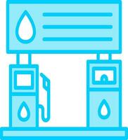 ícone de vetor de posto de gasolina