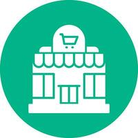ícone de vetor de supermercado