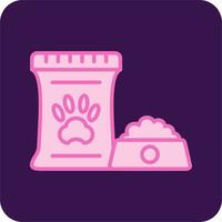 ícone de vetor de comida para animais de estimação