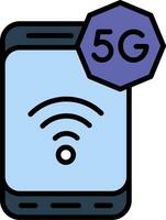 ícone de vetor 5g