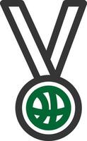 design de ícone criativo de medalha vetor